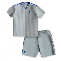 Billiga Everton Barnkläder Tredje fotbollskläder till baby 2023-24 Kortärmad (+ Korta byxor)